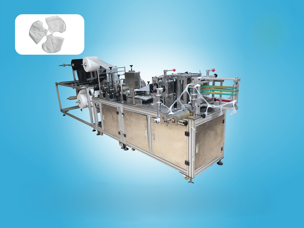 Folding body mask machine